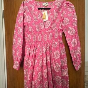 Mille Claudia Dress in pink floral size Small